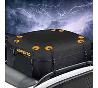Sac de toit de voiture, 4,5 m³ (425 L) imperméable, sac de toit de voiture pour voyage, voitures, camionnettes, SUV - 95 x 95 x 46 cm (noir)