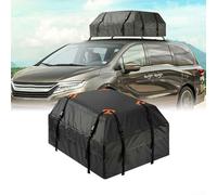 Sac de toit de voiture pliable pour voyage, camping et utilisation en extérieur, 425L, étanche, compatible avec rails latéraux et barres transversales (tapis antidérapant 420D)