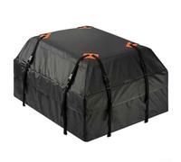 Sac de toit de voiture robuste Oxford 600D 425L étanche avec sangles à double couture pour rails latéraux, barres transversales ou sans support, convient pour le rangement pliable pour famille, voyage
