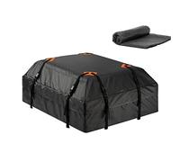 Sac de toit pour voiture, porte-bagages de toit 15 mètres cubes, sac de toit étanche pour bagages de rangement supérieur pour toute voiture avec ou sans barre transversale de toit (A)