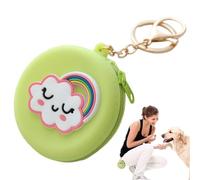 Sac de traitement pour chien en silicone - Portable, léger, durable | Taille de poche Sac d'entraînement pour animaux de compagnie Fermeture éclair Design réutilisable Chien Traité Sacs d'entraînement