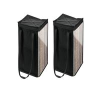 Sac de transport 1/2 pièces pour disques vinyles - Boîte de rangement en TPU - Boîte de déménagement décorative - Mallette de transport pour album, organisateur de collection de documents pour