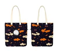 Sac de transport à bandoulière en toile pour animal de compagnie - Pour chat d'Halloween - Petit sac fourre-tout portable