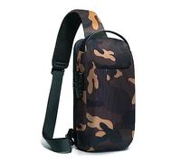 Sac de Transport à bandoulière pour ROG Ally, pour Steam Deck, Sac à bandoulière de Protection avec antivol et Port de Charge USB3.0 + Type-C (Camouflage)