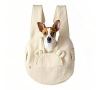 Sac de transport à bandoulière simple en forme d'ours pour animal de compagnie, sac de transport pour chat, sac de transport doux, grande capacité avec sangle respirante, sac de voyage pour animaux de