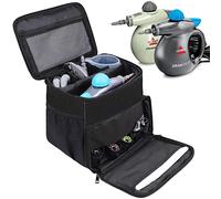 Sac de transport à compartiments réglables compatible avec nettoyeur vapeur Bissell SteamShot 39N7V/39N7A, sac à main de voyage avec poches supplémentaires pour accessoires