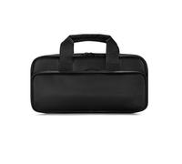 Sac de transport à double couche pour claviers, intérieur rembourré, plusieurs poches de rangement pour le voyage, le bureau, étui de rangement pour clavier, protection de clavier avec poignées