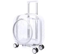 Sac de transport à roulettes pour chats et chiens de grande taille, design convivial avec roues silencieuses