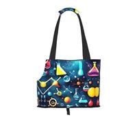 Sac de transport abstrait scientifique chimie imprimé chiot promener chien animaux domestiques sacs de transport pour petits chiens, chats et lapins