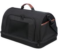 TRIXIE Sac Airline Gate - comme bagage à main en avion - pour chiens et chats jusqu'à 7 kg - ouverture latérale, frontale et supérieure - fond rembourré et étanche - 28 x 25 x 45 cm - 28906