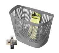 Sac de transport avant en toile pour vélo - Panier arrière suspendu pour vélo | Base de vélo colorée en forme de croissant de vélo + support de rangement amovible et léger pour guidon