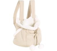 Flamingo Sac de transport Cuddi Chat/Chien Beige 32×22×25 cm Polyester, sangles réglables, lavable