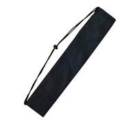 Sac de transport avec cordon de serrage pour trépied de micro, support d'éclairage, parapluie - Pochette de rangement pliable de 44 à 91 cm en tissu Oxford noir, solution de transport compacte et
