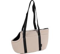 Sac de Transport Chat - Chien - Flamingo Aaliyah Blanc - 46×23×25 cm - Polyester + Mousse - Ouverture Dessus - Coussin Amovible - Sangle sécurité - poignées & Poche