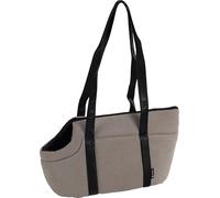 Sac de Transport Chat - Chien - Flamingo Aaliyah Gris - 46×23×25 cm - Polyester - Ouverture Dessus - Coussin Amovible Main - Sangle intérieure - poignées & Poche