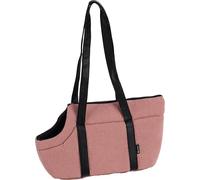 Sac de Transport Chat - Chien - Flamingo Alessia Rose - 46×23×25 cm - Polyester côtelé + Mousse - Ouverture Dessus - Coussin Amovible - Sangle sécurité - Poche