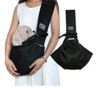 Sac De Transport Chien,Sac Transport Petit Chien Sac de Chien de Poche de Plein air Sac de Chien Respirant Cat Porteur de Chat de Voyage Sac à Main Pochette Unique Porte-épaule Chaton Chat Couverture