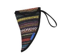 Sac de transport coloré pour ocarina résistant aux rayures, style national de rangement avec poignée de transport