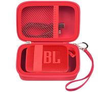 Sac de transport compatible avec JBL Go 4, haut-parleur Bluetooth portable Box Pro Sound, convient également pour Go 3/Go3 Eco/Go2 Mini haut-parleur sans fil étanche, uniquement (rouge)