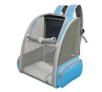 Sac de transport confortable pour chat avec design respirant pour les voyages aventureux (bleu)