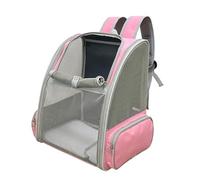 Sac de transport confortable pour chat avec design respirant pour les voyages aventureux (rose)