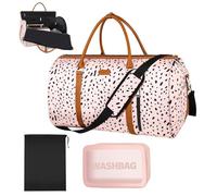 Sac de transport convertible pour vêtements, sac de week-end, sac de voyage convertible pour voyage, grand sac de week-end pour femme 2 en 1 valise, sac de nuit