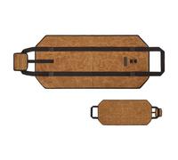 Sac de transport de bois, transporteur de bois pour bois de chauffage - Porte-bûches de bois de chauffage robuste avec poignées,Support de bois de chauffage résistant à l'eau pour barbecue de camping,
