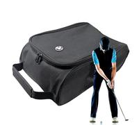Sac de transport de chaussures, sac à chaussures de golf - Transporteur de voyage pour chaussures de bowling de football,Sac de Golf à fermeture éclair, accessoires avec Ventilation, grand sac de rang