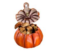 Sac de transport de fruits - Sac fourre-tout élégant en polyuréthane à motif citrouille | Porte-récolte imperméable Oxford 600D | Sac de collecte durable à base creuse | Compagnon du jardin au camping