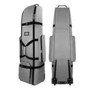 Sac de transport de golf à roues - boîtier de bagages de voyage pliable, couverture du club lourd | Solution d'équipement de protection des organismes en plein air, porte-roulage étanche avec roues de