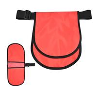 Sac de transport de lancement de poids, sac d'athlétisme, sac de balle | réglable de lancement de poids pour le transport de disque, sac de rangement portable en tissu Oxford pour, rouge,