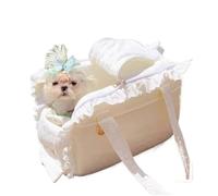 Sac de Transport de Luxe Fait à la Main for Animaux de Compagnie, siège de Voiture Universel for Chien et Chat, lit for Chien Doux for Tasse de thé, Teddy Yorkshire Voyage(A Dog Bag 40x18x29)