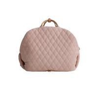 Sac de transport de luxe pour chien ou chat - Style décontracté - Siège rehausseur de voiture (gris clair, taille S)