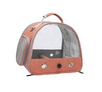 Sac de transport d'oiseaux - Sac à dos de voyage pour perroquets - Sac de voyage respirant - Panneau de fenêtre dôme transparent pour perroquets, perruches, oiseaux et petits animaux de compagnie