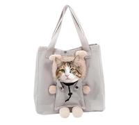 Sac de transport élégant en toile pour toilettage de voyage | Construction douce et respirante avec style lettre, légère 350 g, compacte 34 x 15 x 35 cm, sac de transport confortable pour chien et