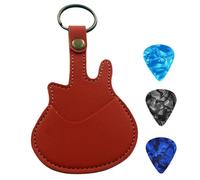 Sac de transport en cuir synthétique avec porte-clés pour guitare, basse, ukulélé, guitare avec 3 organiseurs, b