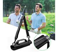 Sac De Transport En Nylon Léger Pour Club De Golf, Pochette De Voyage En Maille Pour L'entraînement À La Conduite, Peut Contenir 3-6 Clubs