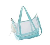 Sac de transport en nylon ventilé pour animaux domestiques - Design transparent - Sac de voyage pour chats - Accessoires de marche en plein air - En maille - Pour les voyages
