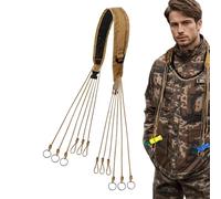 Sac de transport en paracorde pour canard, équipement d'extérieur | Boucle en métal sécurisée, écureuil colvert, oie, oiseau, dinde, sangle réglable confortable, idéal pour la pêche, les expéditions