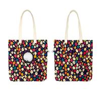 Sac de transport en toile pour animaux de compagnie avec motif œufs de Pâques colorés, sac de transport à bandoulière pour chat pour le shopping en plein air et
