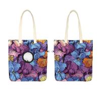 Sac de transport en toile pour animaux de compagnie, motif fleurs d'iris vintage sans couture, sac de transport pour petits chiens et chats, sac à bandoulière pour animaux de compagnie