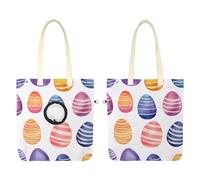 Sac de transport en toile pour animaux de compagnie, motif œufs de Pâques texturés et brillants, sac de transport pour chat, pour le shopping en plein air, le camping