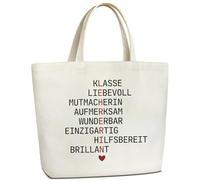 Sac de transport en toile pour professeur, cadeau d'adieu, professeur, idée de départ, professeur préféré, grand sac en coton, cadeau de Noël, cadeau de remerciement pour enseignantes