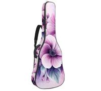 Sac de transport épais rembourré et imperméable pour guitare acoustique Motif cœurs bokeh et paillettes Rose et violet, Multicolore 03., 42.9x16.9x4.7 in, Sac à dos décontracté
