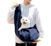 Sac de transport ergonomique pour animaux de compagnie, petit chat, pour petits et moyens chats et chiots pour voyager, marcher, faire du shopping en plein air