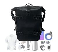 Sac de transport étanche - 18 x 3,54 x 11,81 cm - Multifonctionnel - Sac de course pour vélo - Accessoires de vélo - Anti-Scratch, noir, Consulte la descripción, Voir description