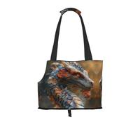 Sac de transport étrange avec imprimé dragon pour chiots et animaux de compagnie pour petits chiens, chats et lapins