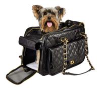 Sac de transport - FLAMINGO - GIGI - 40 x 22 x 28 cm - Similicuir - Pour petit chien jusqu'à 5 kg