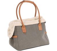 Sac de Transport Chat - Chien - Flamingo Kuzco Brun - 40×25×29 cm - Polyester - Doublure Amovible - Lavable - Pieds - Sangle sécurité - 2 poignées