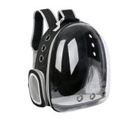 Sac De Transport For Animaux De Compagnie, Capsule Spatiale Portable, Transparente Et Respirante(Black-Without-Cover)